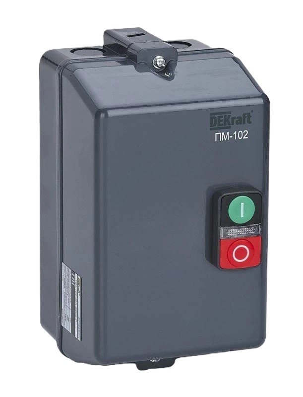 

Пускатель электромагнитный DEKraft 23601DEK 12А AC110В 50/60Гц в пластиковой оболочке, 23601DEK