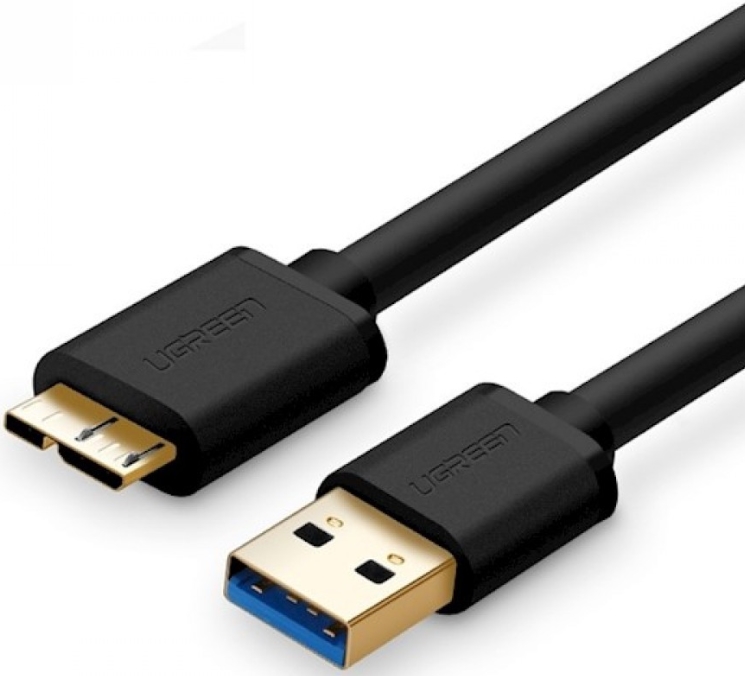 

Кабель UGREEN US130 10840_ USB 3.0 A Male to Micro USB 3.0 Male Cable. Длина: 0,5 м. черный, US130