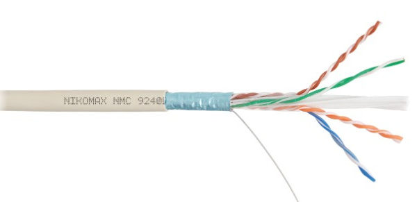 фото Кабель витая пара F/UTP 6 кат. 4 пары NikoMax NMC 9240L-IY в Уфе