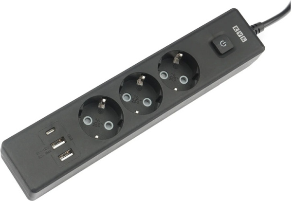 фото Удлинитель сетевой Power Cube PC-6B-2M