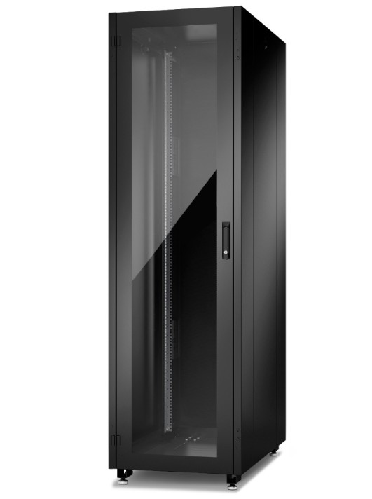 

Шкаф напольный 19", 42U Eurolan 60F-42-68-21BL N2000 42U 600×800, пер. стл. одност., зад. металл. двуст., чрн., 60F-42-68-21BL