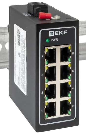 фото Коммутатор промышленный неуправляемый EKF TSX-U-8T в Перми