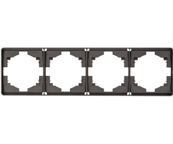 Изображение товара Рамка четверная KRANZ KR-78-0754-2 для розеток и выключателей