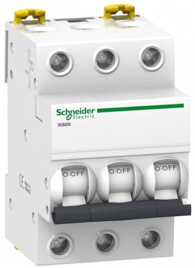 

Автоматический выключатель Schneider Electric A9K24310 3P 10A (C), A9K24310