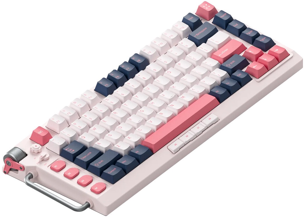 

Клавиатура Wireless Nuphy Field75 Noether 83 клавиши, RGB подсветка, Cherry Speed Silver Switch, английская раскладка, Field75 Noether