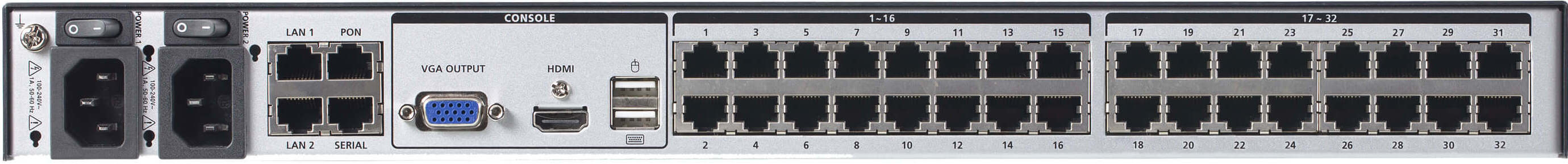 

Переключатель KVM Aten KN4032VB-AX-G 32-портовый многоинтерфейсный с доступом по IP и поддержкой 1-локального/4-удаленных сеансов совместного доступа, KN4032VB-AX-G