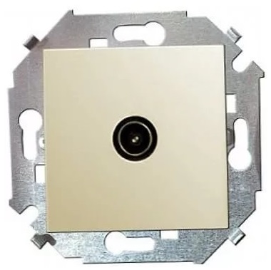

Розетка Simon 1591475-031 Simon 15 Бежевый TV одиночная, винт.заж., 1591475-031