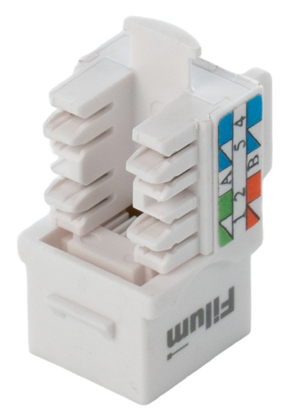 фото Модуль Keystone RJ45 UTP Filum FL-KJ-U5E-WT-90 в Уфе