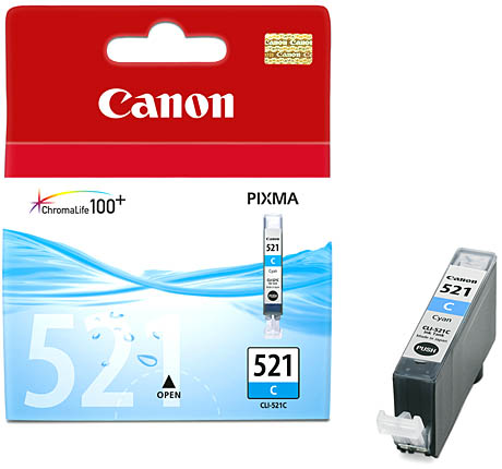 

Картридж Canon CLI-521C 2934B004 для PIXMA MP980, MP630, MP620, MP540, iP4600, iP3600, MX860, MP550, MP660, MP640, MP990, iP4700, CLI-521C