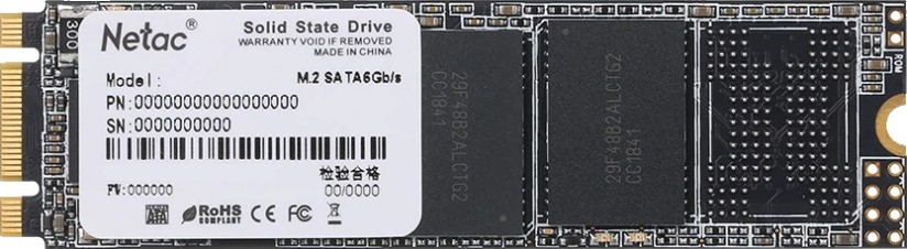 

Накопитель SSD M.2 2280 Netac NT01N535N-002T-N8X N535N series 2TB SATA 6Gb/s 3D TLC NAND 540/490MB/s MTBF 1.5M Retail, NT01N535N-002T-N8X