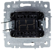 фото Переключатель двухклавишный IEK BR-V22-0-10-K45