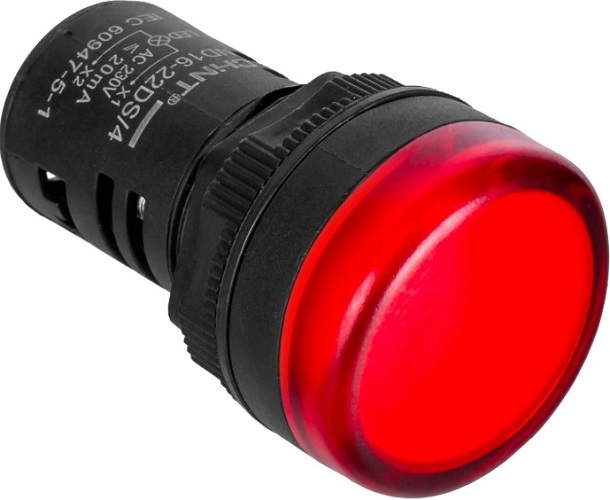

Индикатор CHINT 592718 ND16-22DS/4 красный АС220В, 592718