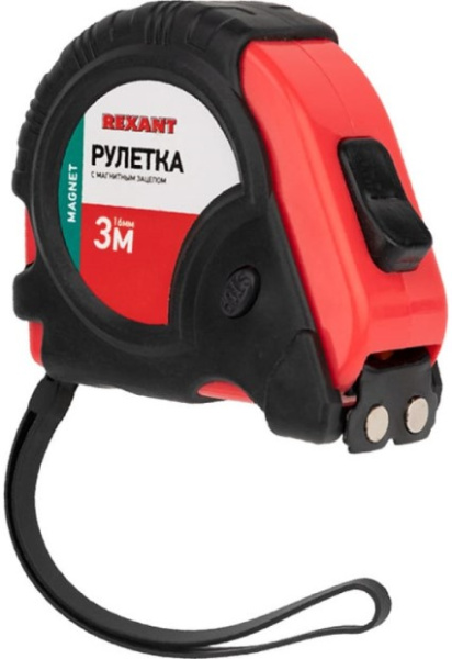 Изображение товара Рулетка Rexant 12-9012 строительная 3 м с автостопом и магнитным зацепом