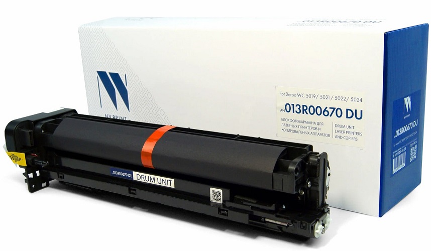 

Блок фотобарабана NVP NV-013R00670DU для Xerox WC 5019/5021/5022/5024 (80000k), NV-013R00670DU