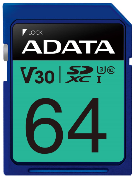 фото Карта памяти 64GB ADATA ASDX64GUI3V30S-R в Челябинске