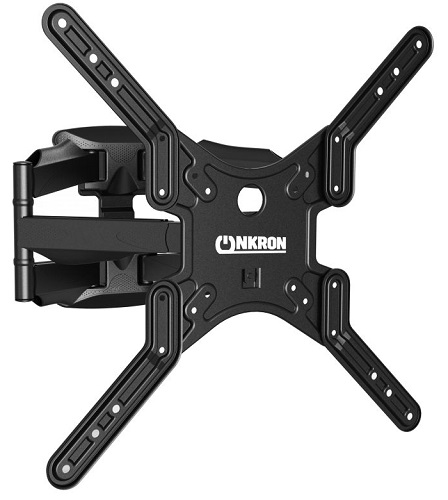

Кронштейн настенный ONKRON M5 32-60" макс. 400*400 наклон -2°/+10° поворот 140º макс. нагрузка 36,4кг от стены 42-452мм, "гармошка", черный, M5