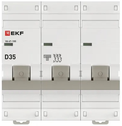фото Автоматический выключатель  EKF mcb47100-3-35D-pro в Санкт-Петербургe