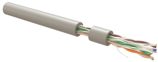 фото Кабель витая пара U/UTP 6a кат. 4 пары Hyperline UUTP4R-C6A-S23-IN-LSZH-GY-305 в Омске
