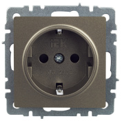 фото Розетка с заземлением IEK BR-R14-16-K37
