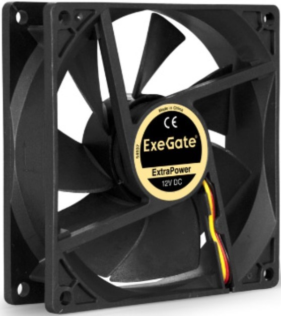 

Вентилятор для корпуса Exegate EX295241RUS 92x92x25 мм, 2150rpm, 41CFM, 27dBA, 2-pin, EX295241RUS