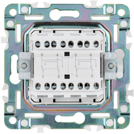 фото Переключатель двухклавишный  IEK SK-V23-0-10-K37 в Ростове-на-Дону