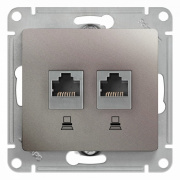 фото Розетка компьютерная Systeme Electric GSL001285KK