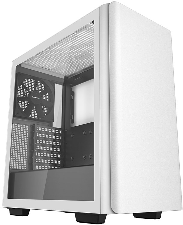 

Корпус eATX Deepcool CK500 WH без БП, окно из закаленного стекла, 140мм вентилятор спереди и 140мм вентилятор сзади, белый, CK500 WH