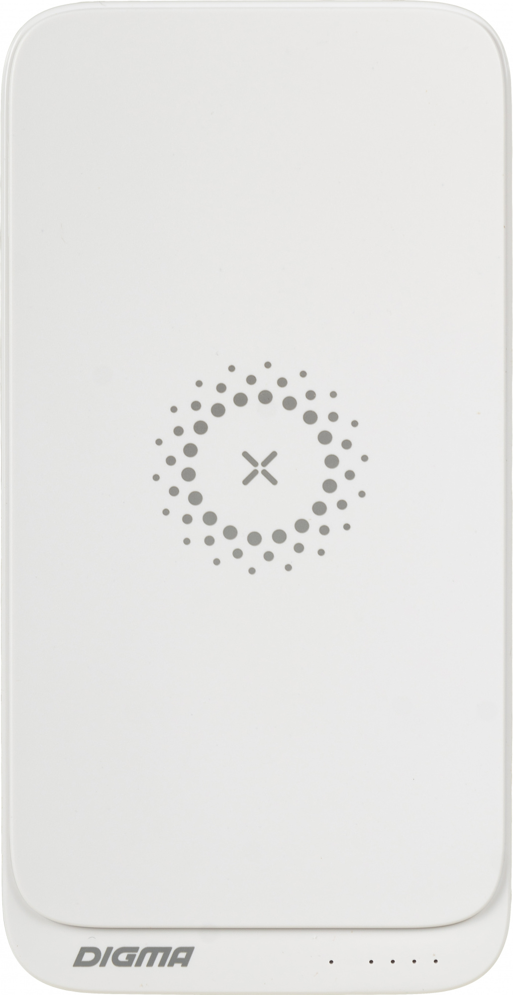 

Аккумулятор внешний универсальный Digma DGPQ10E20PWT Li-Pol, 10000mAh, 3A, QC PD 20W, 2*USB A, USB Type-C, micro USB, беспроводная зарядка, белый (145, DGPQ10E20PWT