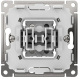 фото Выключатель двухклавишный  Systeme Electric GAL000517S в Красноярске
