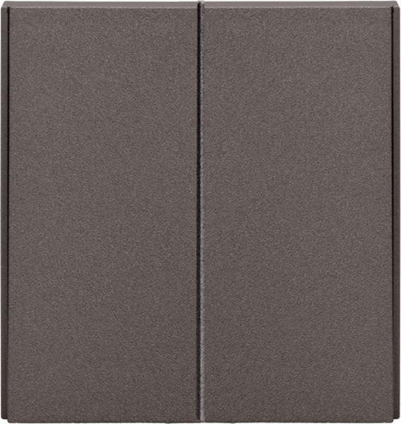 

Выключатель двухклавишный KRANZ KR-78-0706-6 MIELE STRONG 10А с/у графит, KR-78-0706-6
