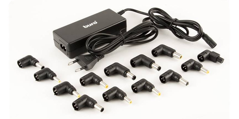 

Адаптер питания для ноутбука Buro BUM-0054B65 автоматический 65W 18V-19.5V 11-connectors 4A от бытовой электросети LED индикатор, BUM-0054B65