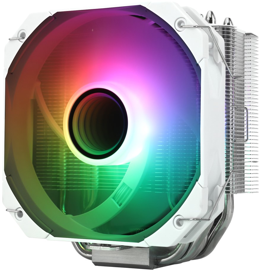 

Кулер Thermalright Assassin King 120 MINI White ARGB V3 LGA115x/1200/1700/1851/AM4/AM5 (120mm, 1500rpm, 64.87CFM, 26dBA, 4-pin PWM), Assassin King 120 MINI White ARGB V3