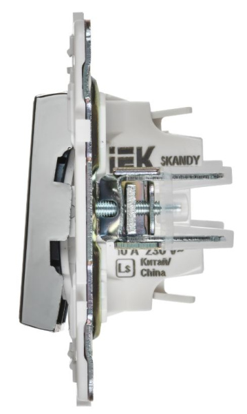фото Переключатель двухклавишный  IEK SK-V22-0-10-K50 в Санкт-Петербургe
