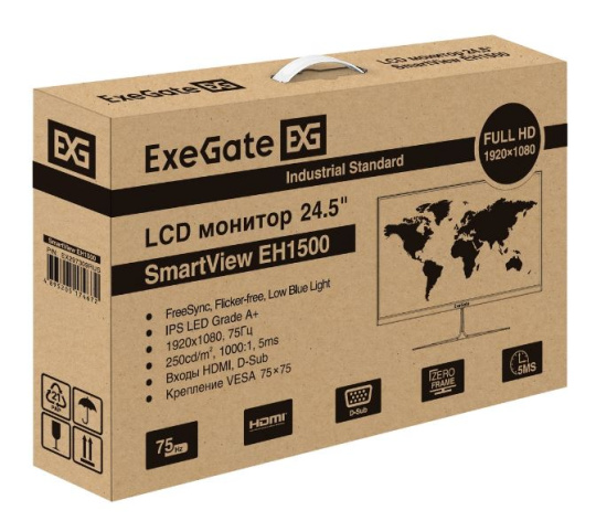 фото Монитор 24,5" Exegate SmartView EH1500 в Екатеринбурге