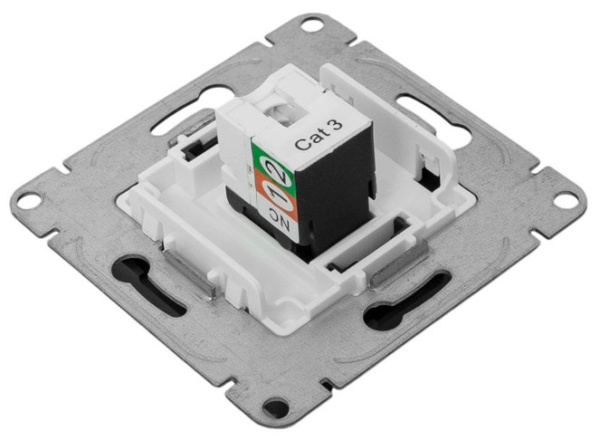 фото Розетка телефонная  EKF UP1-SOB-RJ11
