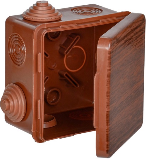 

Коробка распределительная IEK UKO31-080-080-050-K24-54 КМ 80х80х50мм о/к IP54 7 вв. дуб, UKO31-080-080-050-K24-54