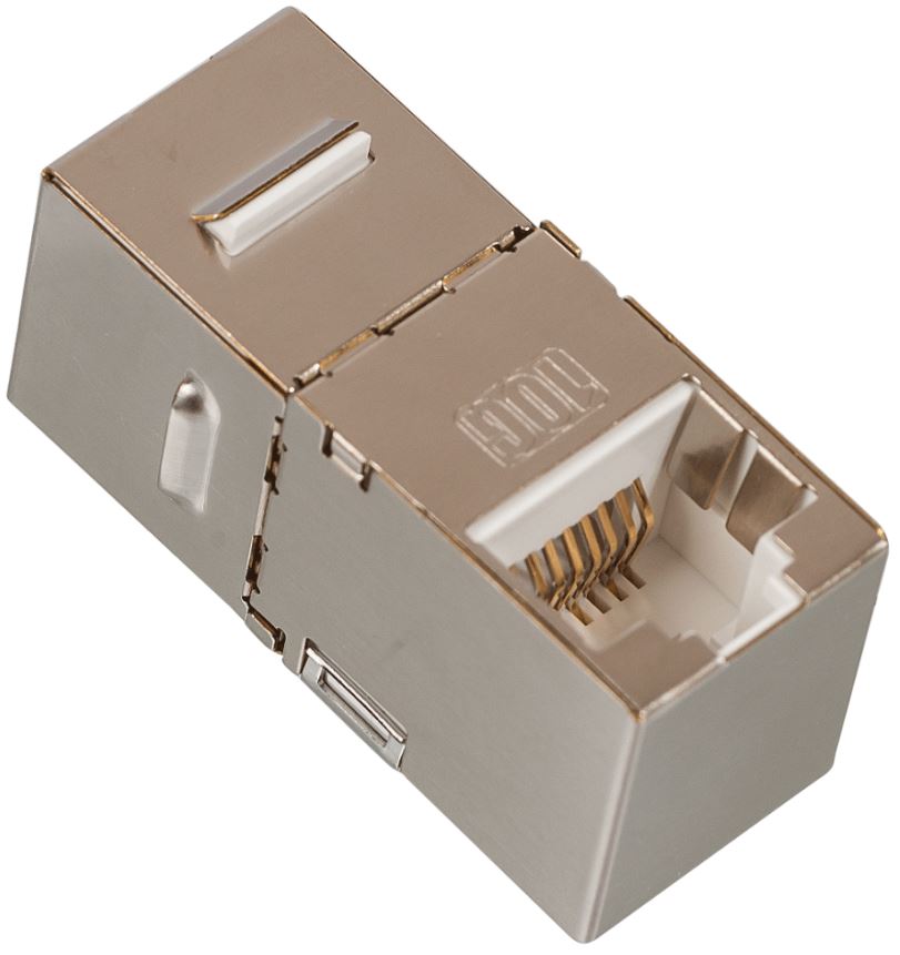 

Повторитель Lanmaster LAN-KCP45S6A/90 портов RJ-45, экранированный, 90 градусов, кат.6A, формата Keystone, LAN-KCP45S6A/90