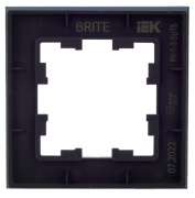 фото Рамка одинарная IEK BR-M12-G-K45