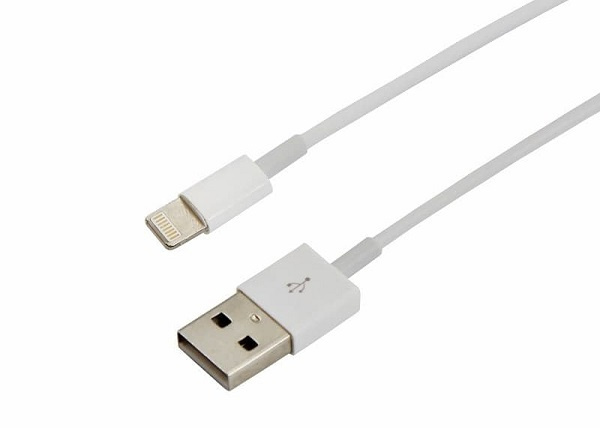 Изображение товара Кабель интерфейсный Rexant 18-1121 lightning USB 2.0 для iPhone белый