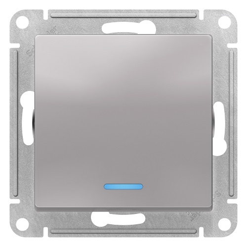 

Выключатель Schneider Electric ATN000313 AtlasDesign, 1-клавишный, с подсветкой, сх.1а, 10АХ, механизм, алюминий, ATN000313
