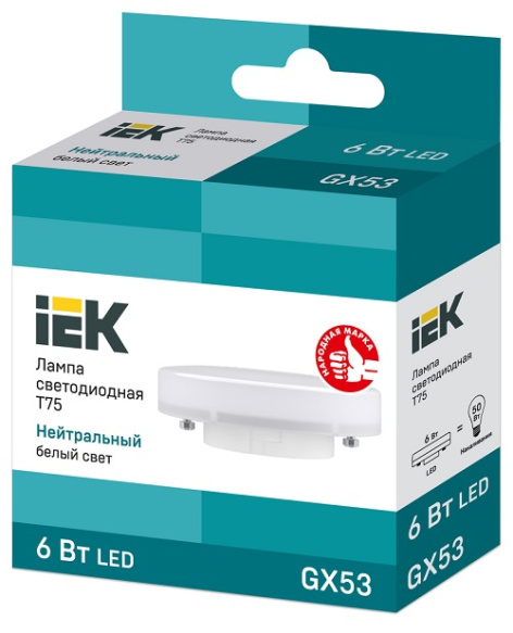 фото Лампа светодиодная IEK LLE-T80-6-230-40-GX53 в Уфе