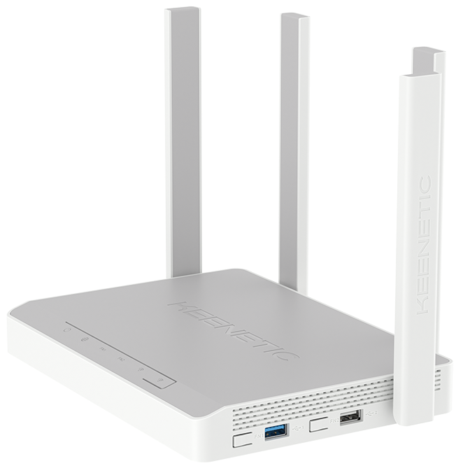 

Интернет-центр Keenetic Ultra KN-1811 с Mesh Wi-Fi 6 AX3200, двухъядерным ARM-процессором, Smart-коммутатором с 5 портами Gigabit Ethernet и 1 портом, Ultra