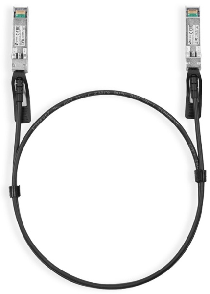 Изображение товара Оптоволоконный кабель TP-LINK SM5220-1M 10G SFP+ 1 метр для серверных центров