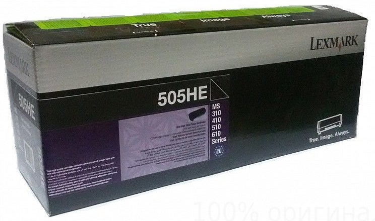 

Картридж Lexmark 50F5H0E с тонером высокой ёмкости для MS310/MS410/MS510/MS610, Corporate (5K), 50F5H0E