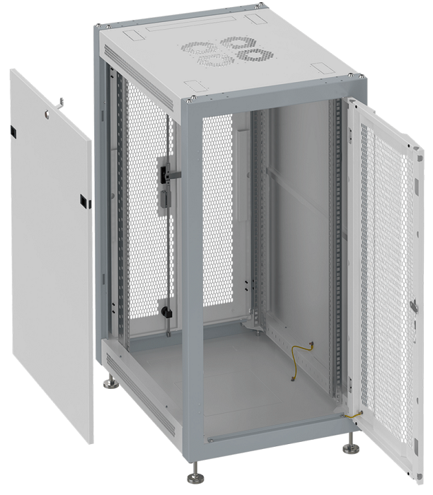 

Шкаф напольный 19", 33U SYSMATRIX SL 6633.734 600x600x1600mm (ШхГхВ) передняя дверь перфорированная, задняя дверь двухстворчатая перфорированная, пово, SL 6633.734
