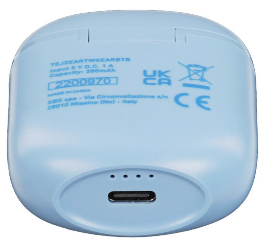 фото Наушники TWS SBS Jaz Silk, Bluetooth, Внутриканальные, Голубой, [TEJZEARTWSEARBTB]
