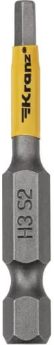 Изображение товара Бита KRANZ KR-92-0421-1 шестигранная HEX3x50 мм, сталь S2