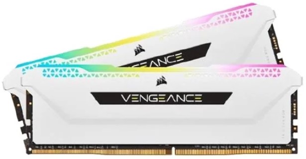 

Модуль памяти DDR4 16GB (2*8GB) Corsair CMH16GX4M2D3600C18W 3600MHz CL18, XMP, CMH16GX4M2D3600C18W
