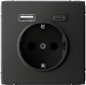 фото Розетка с заземлением с 2 USB  Systeme Electric GAL001432 в Самаре