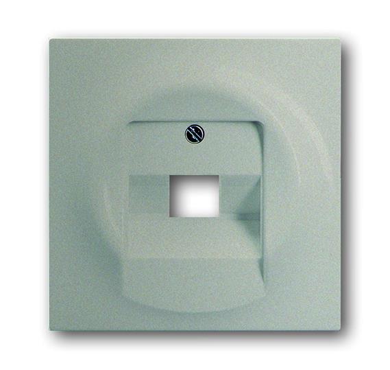 

Накладка ABB 1753-0-8998 2CKA001753A8998 для телефонной розетки 1 пост с полем для надписи (шампань), 1753-0-8998